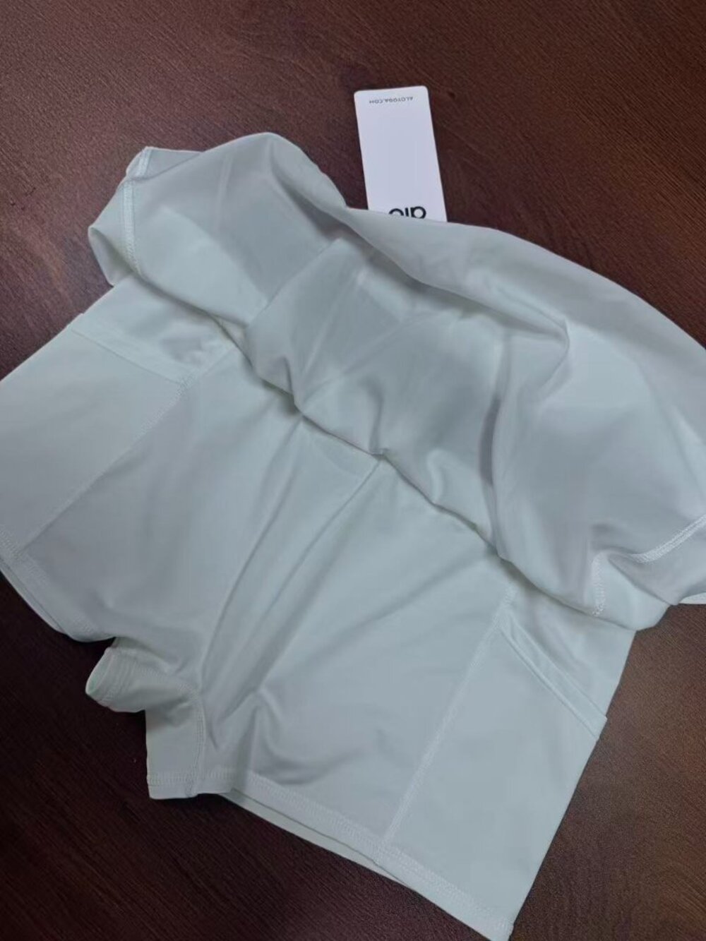 NWT ALO Yoga Match Point Tennis Skirt White 🤍 Built-In Shorts - Picture 4 of 7